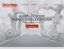 Tablet Screenshot of fleischer-elektrotechnik.de